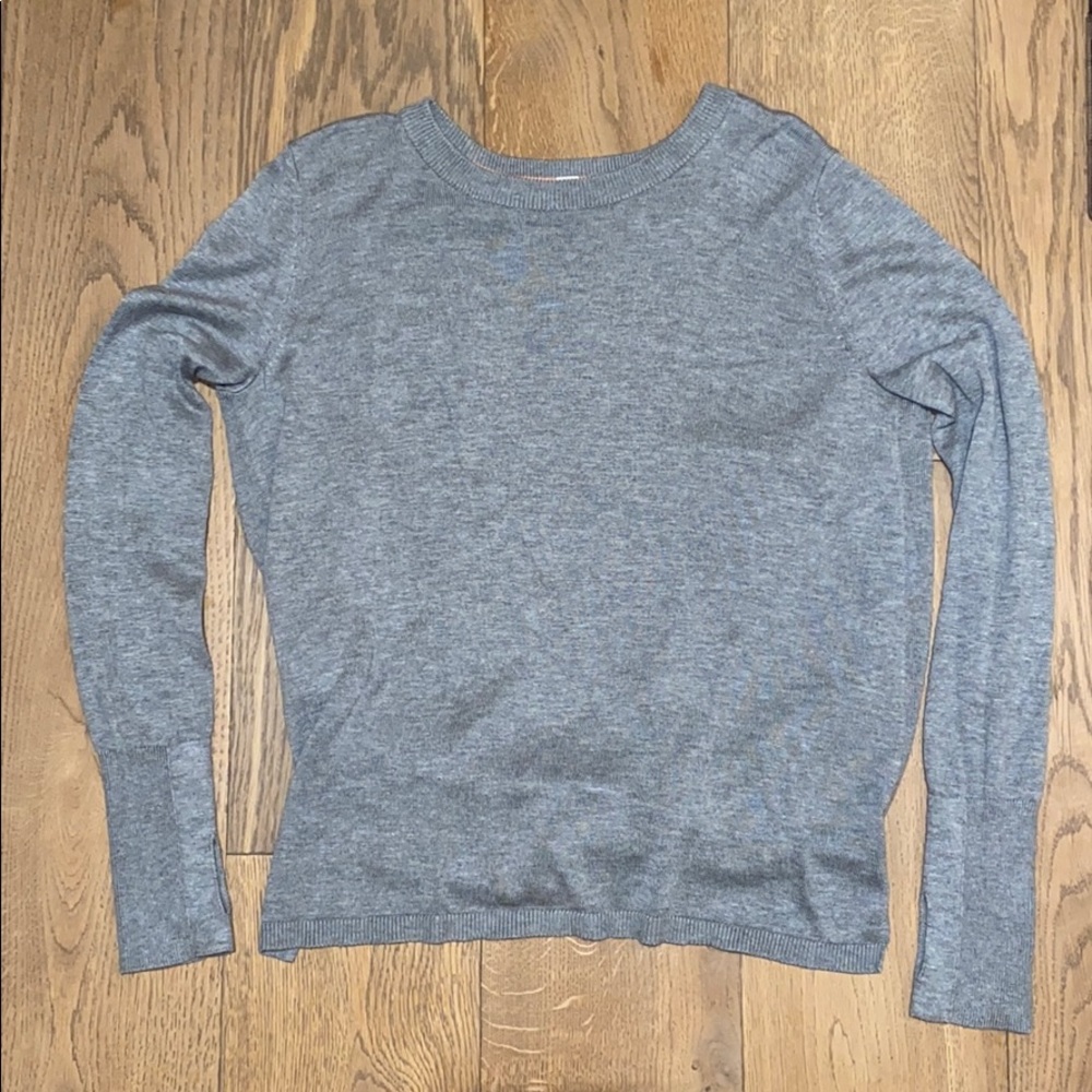 Lululemon Grey Sweater with open back